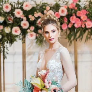 elegant wedding rose quartz wedding fit for a queen21 683x1024