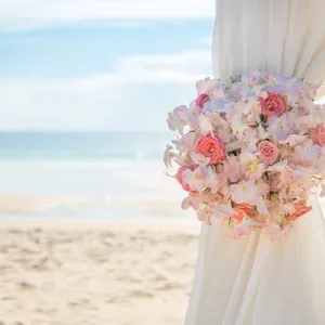 Romantic Wedding setting on the beach. Romantic Wedding setting on the beach.