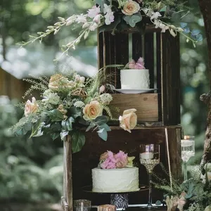 elegant wedding a rustic fairytale garden wedding25 1