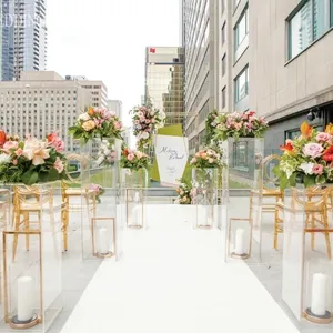 elegant wedding glamorous tropical wedding on a rooftop1