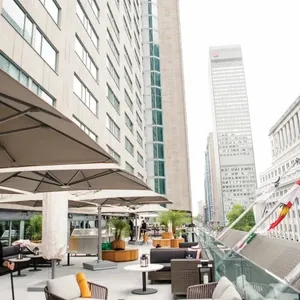 elegant wedding glamorous tropical wedding on a rooftop2